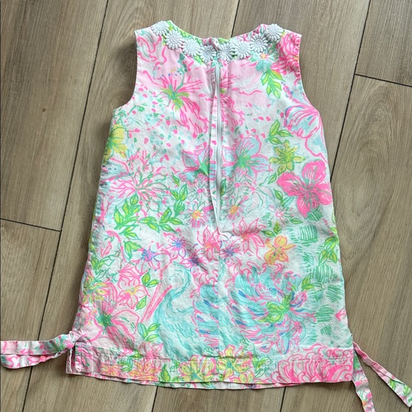 Lilly Pulitzer sz4 Floral Sleeveless Dress with Pockets - Picture 4 of 5
